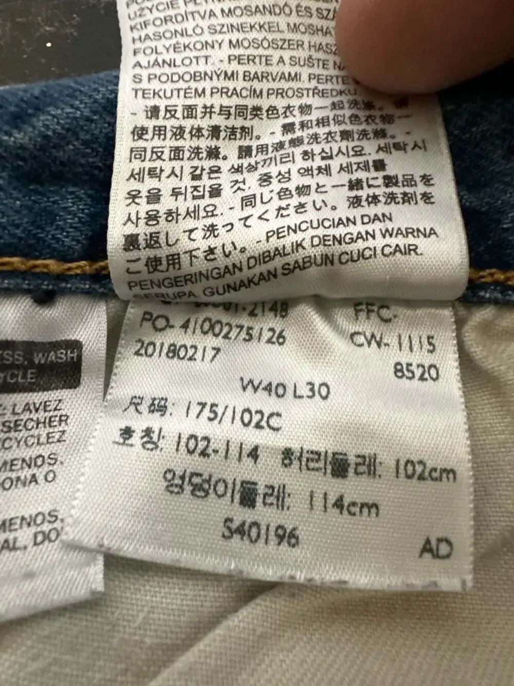 Levi's 501 Original Fit Men's Jeans Medium Wash W40 L30